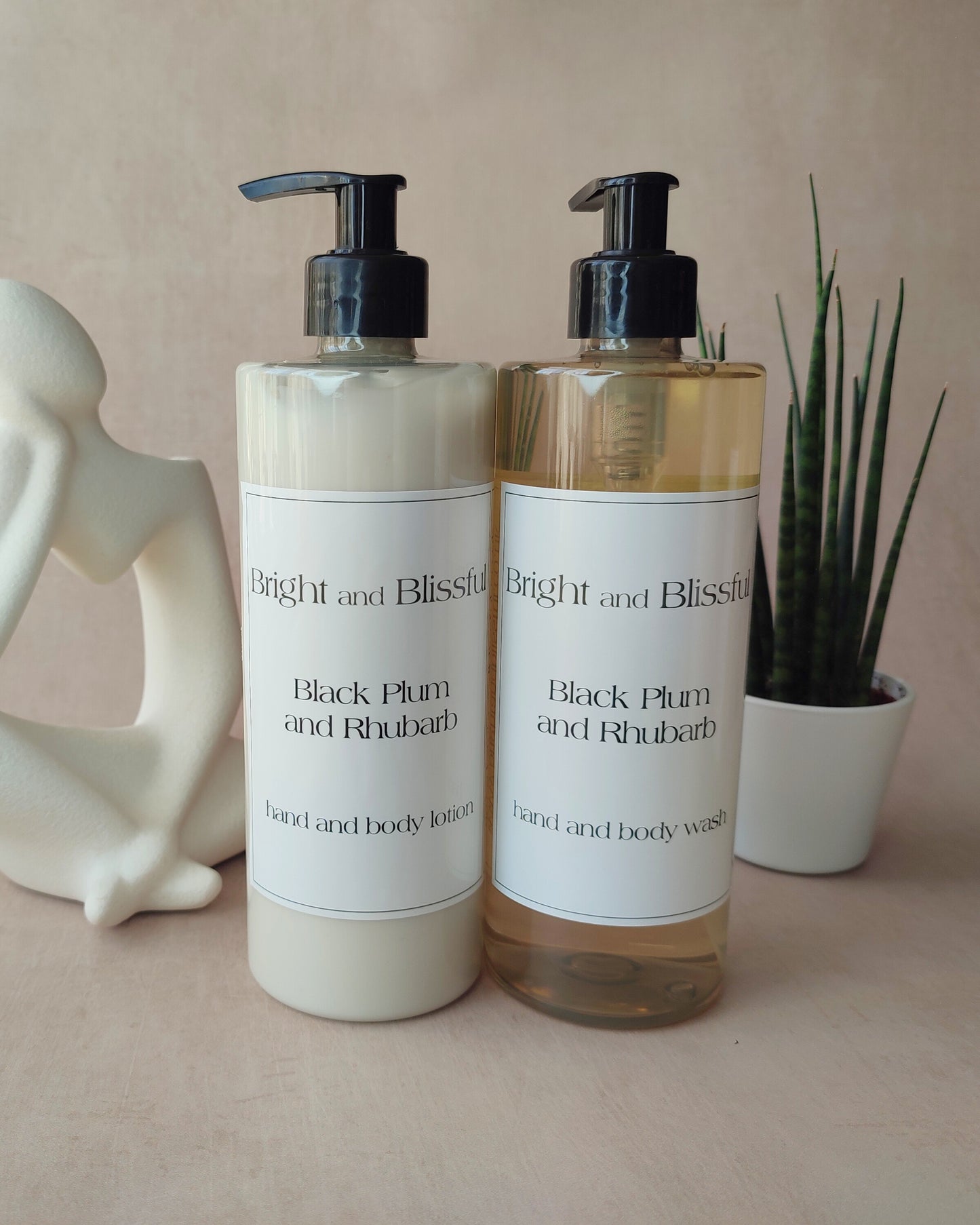 Black Plum and Rhubarb hand and body wash