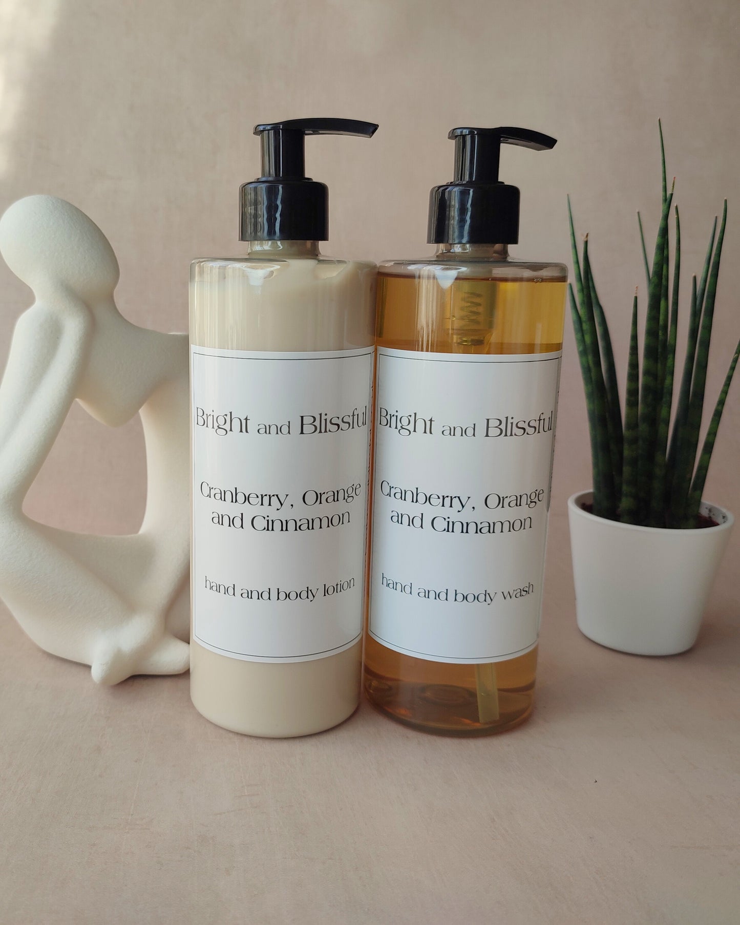 Cranberry, Orange and Cinnamon hand and body lotion