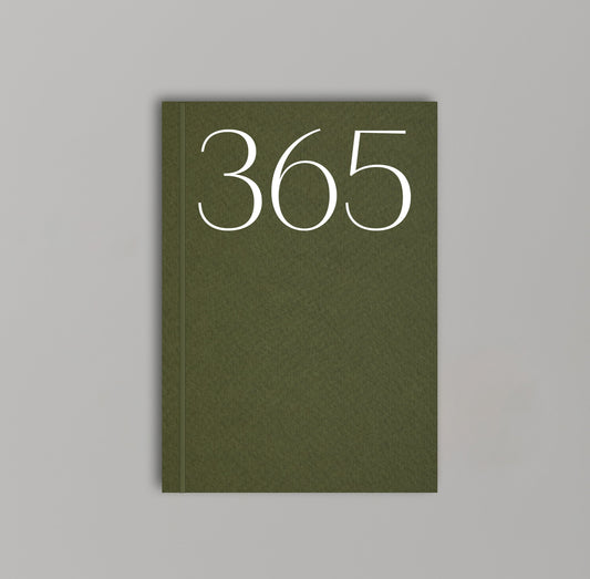 365 Lay Flat Undated Planner - Moss Green