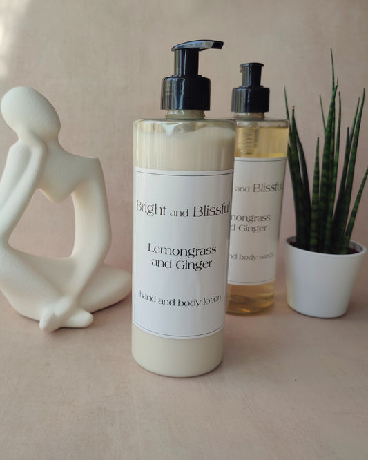 Lemongrass and Ginger hand and body lotion