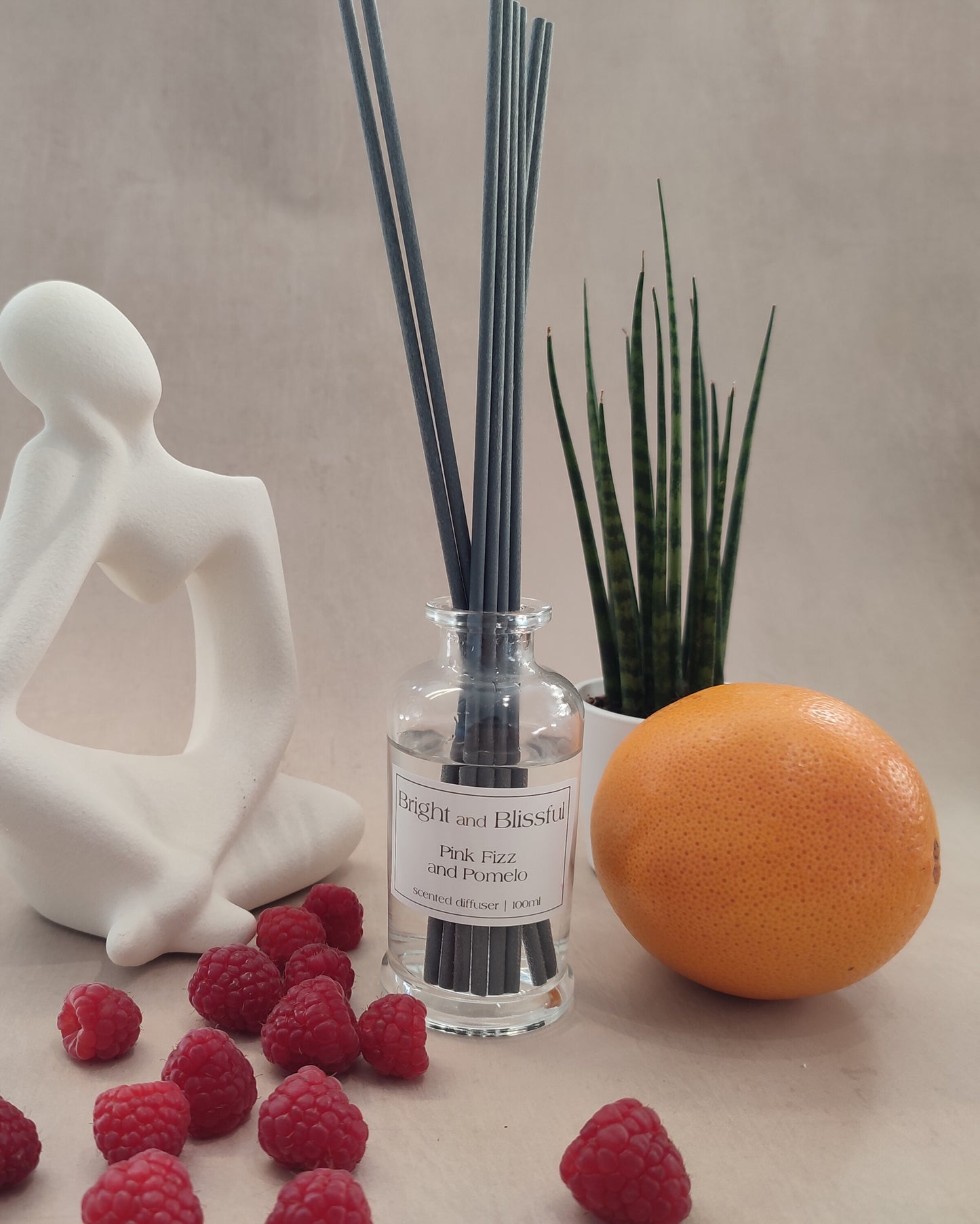 Pink Fizz and Pomelo scented diffuser - 100ml bell