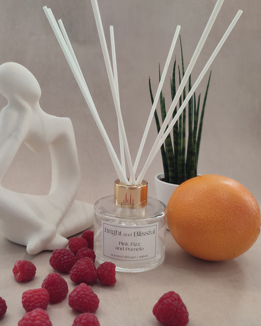 Pink Fizz and Pomelo scented diffuser - 100ml circular