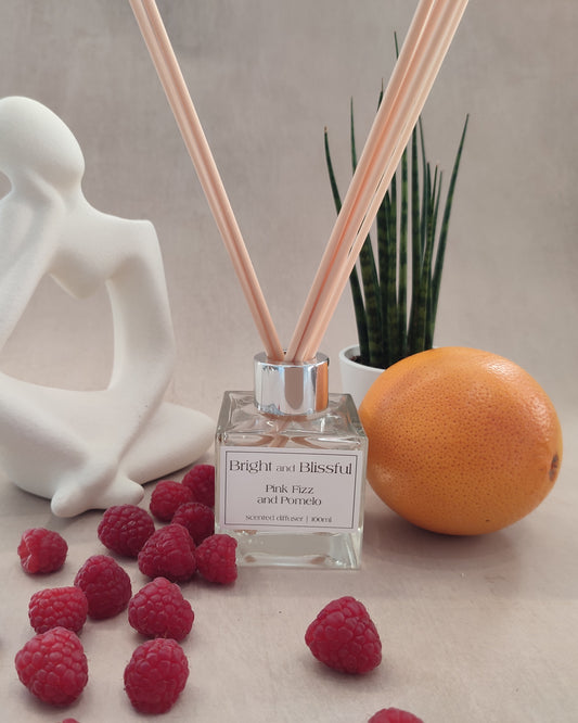 Pink Fizz and Pomelo scented diffuser - 100ml square