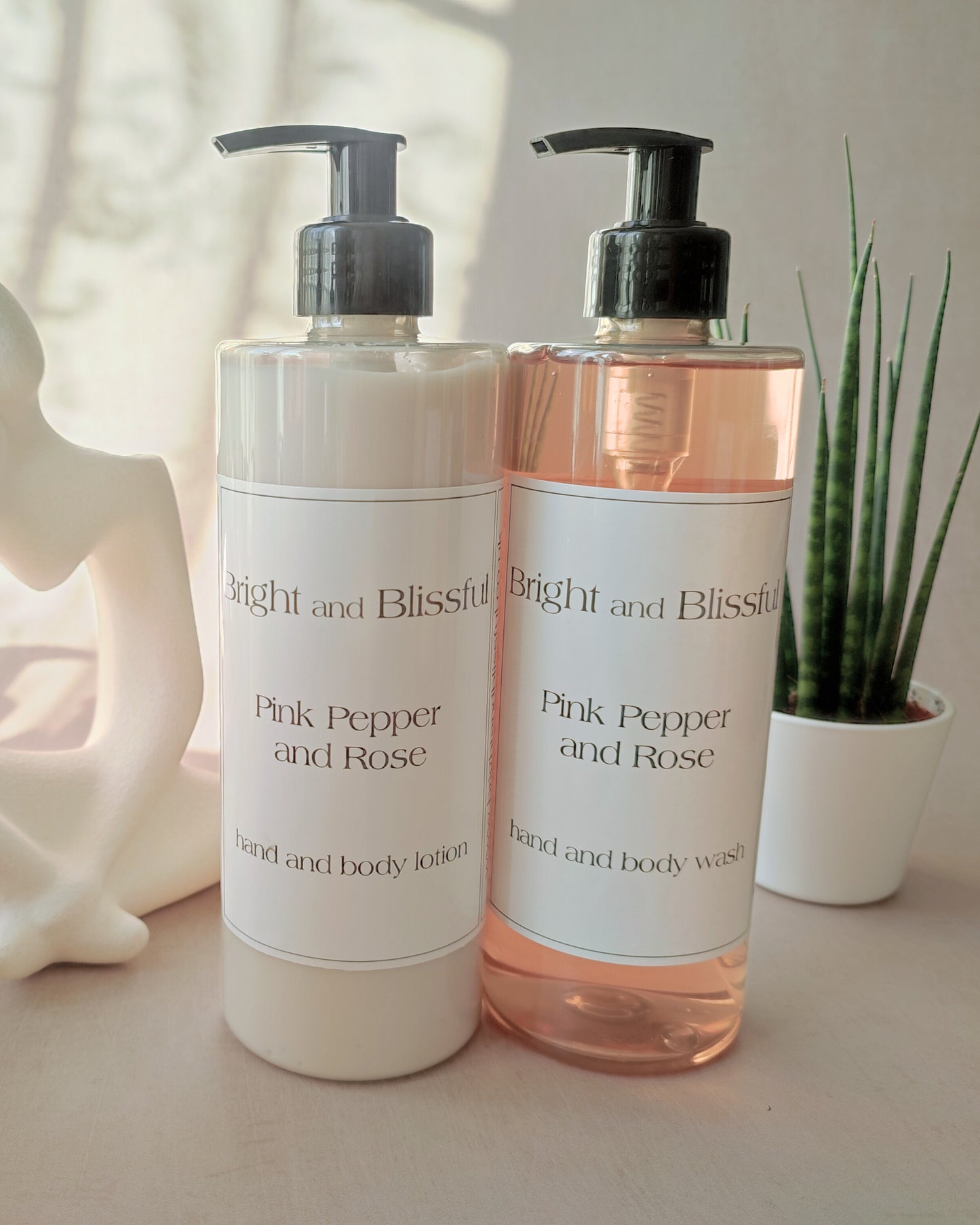 Pink Pepper and Rose hand and body wash