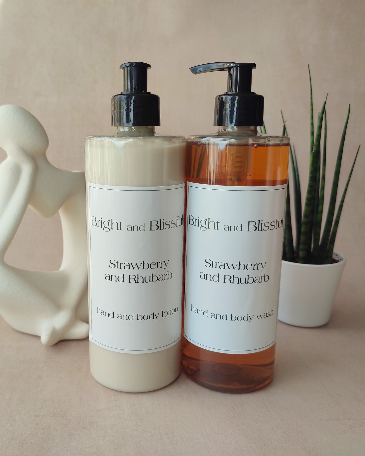 Strawberry and Rhubarb hand and body wash