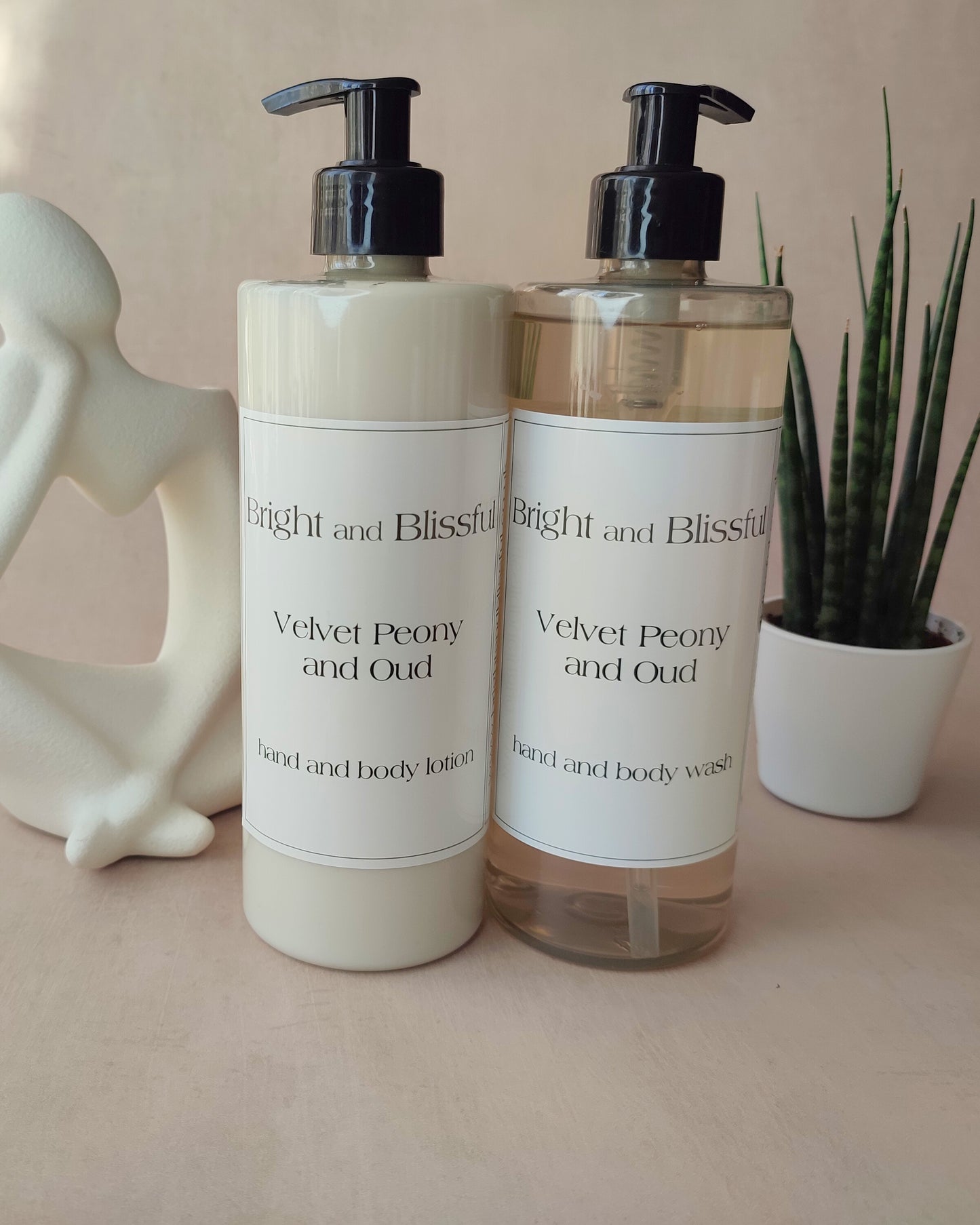 Velvet Peony and Oud hand and body wash